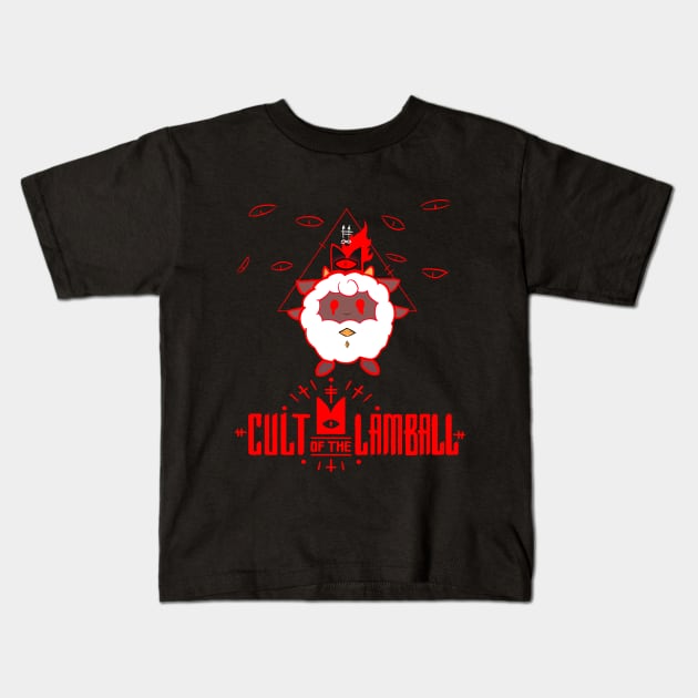 Cult of the lamball - Palworld crossover Kids T-Shirt by Vhitostore